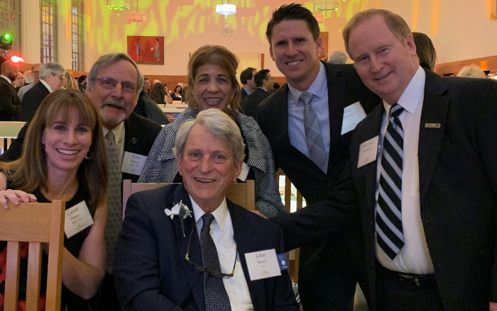 Mr. Harris pictured with friends from the UC Davis School of Veterinary Medicine and Harris Farms