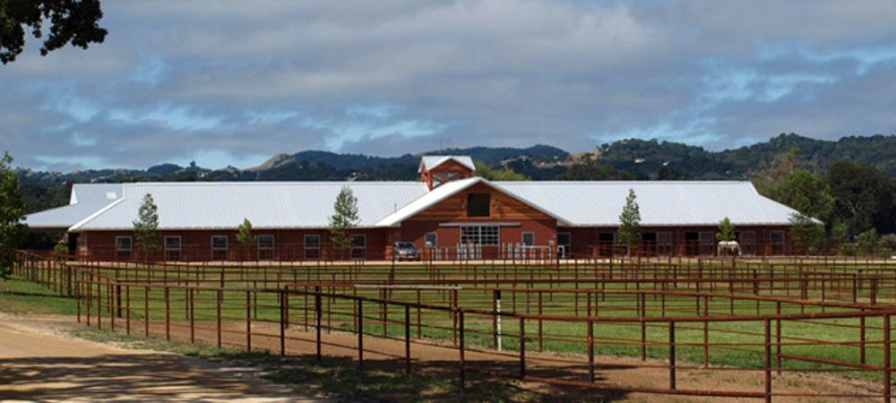 main barn at Templeton Farms