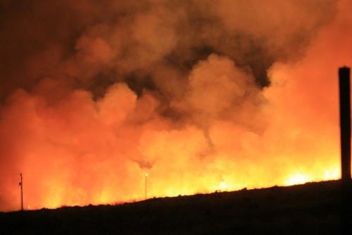 picture of wildfire smoke
