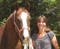 Dr. Finno with horse